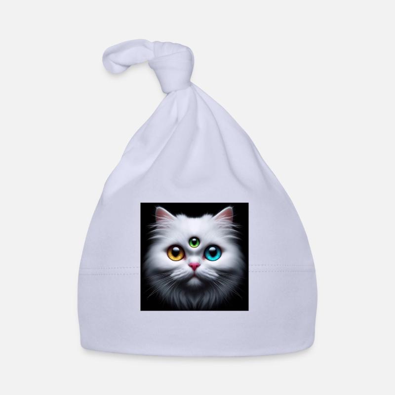 3 eyes cat Baby Bio-Mütze
