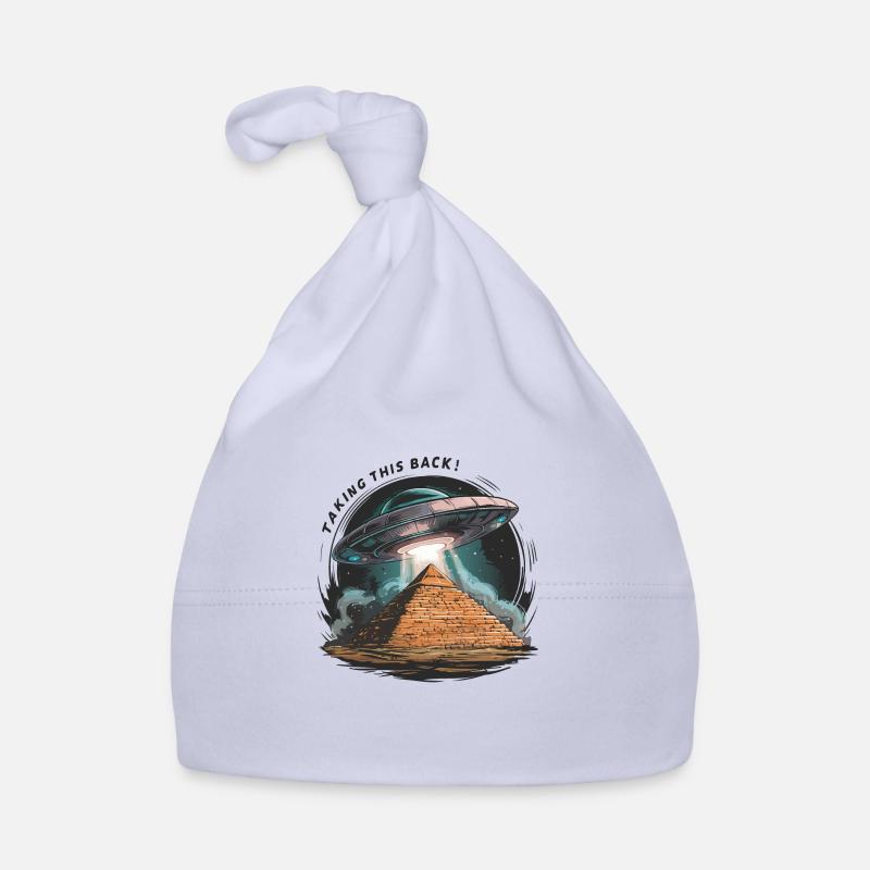 Außerirdischer Raub: UFO holt seine Pyramide Baby Bio-Mütze