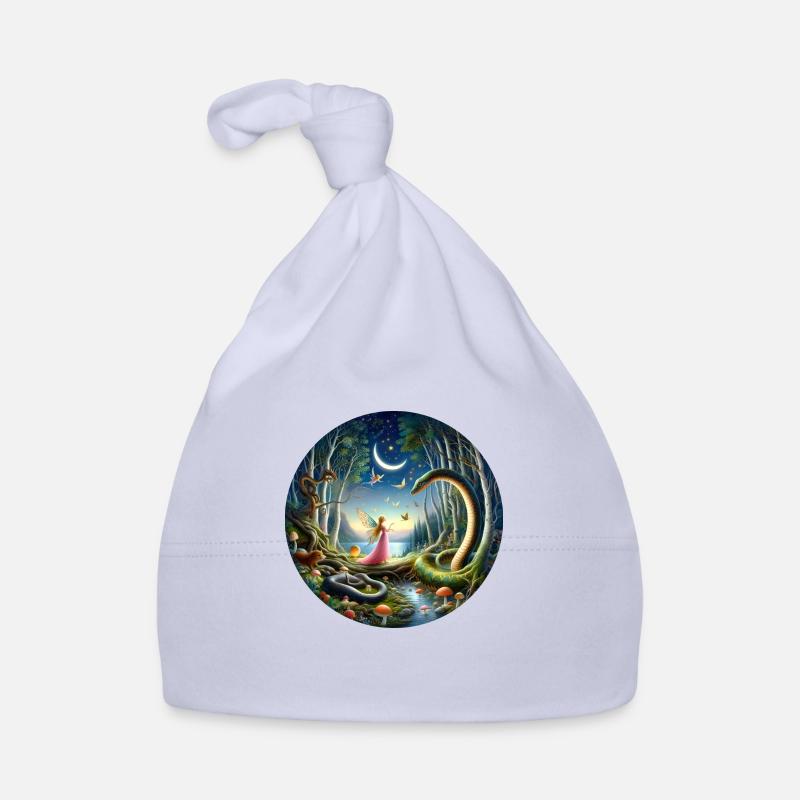 Negotiations in the moonlight Organic Baby Cap