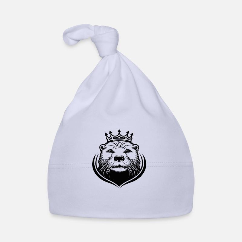 Gardien de brume couronné - Bonnet bio Bébé - ciel