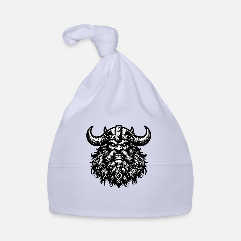 Puissant guerrier viking version 4 Bonnet bio Bébé