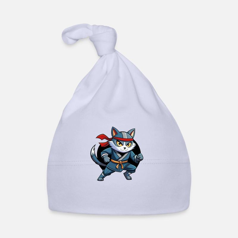 Ninja Katze Baby Bio-Mütze