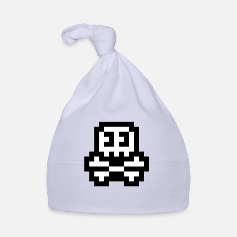 Crâne mignon 8bit Bonnet bio Bébé