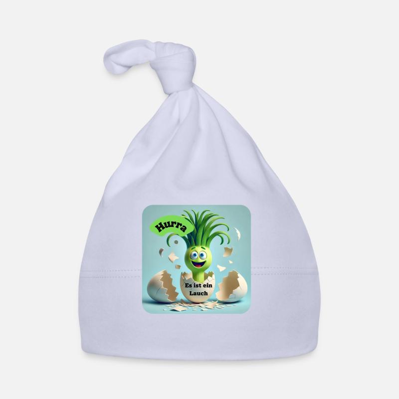Hurra - Es ist ein Lauch Baby Bio-Mütze