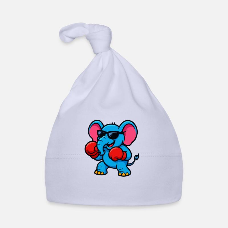 Elephant Boxer Organic Baby Cap