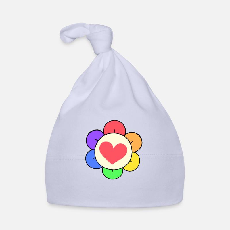 Dandy Fleur Arc-en-ciel Bonnet bio Bébé