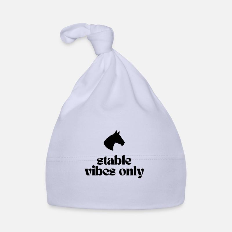 Stable Vibes Only - Conçu pour tous les fans de chevaux ! Bonnet bio Bébé