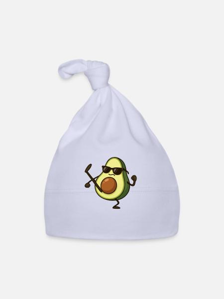Karaté Avocat - Bonnet bio Bébé - ciel - Devant