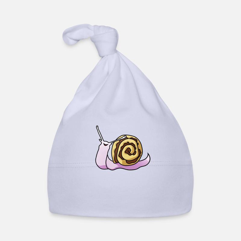 Cinnamon roll - Organic Baby Cap - sky