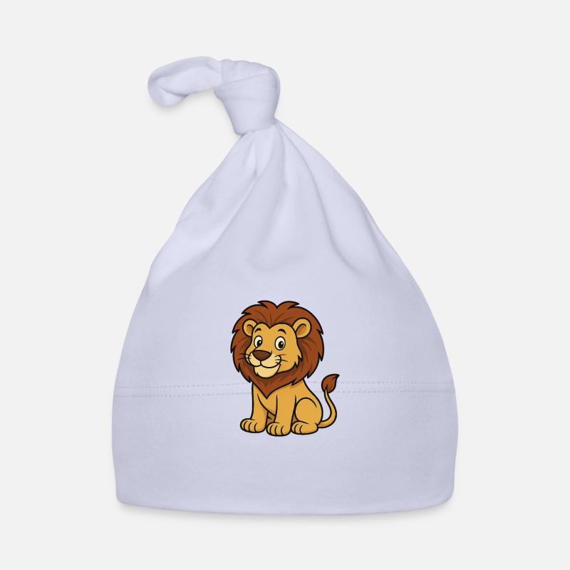 Lion mignon Bonnet bio Bébé