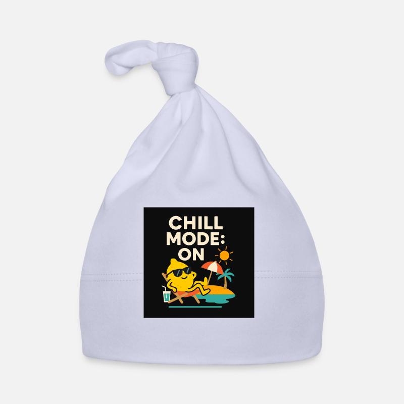 Chill Mode: ON – Zitrone im Urlaub Baby Bio-Mütze