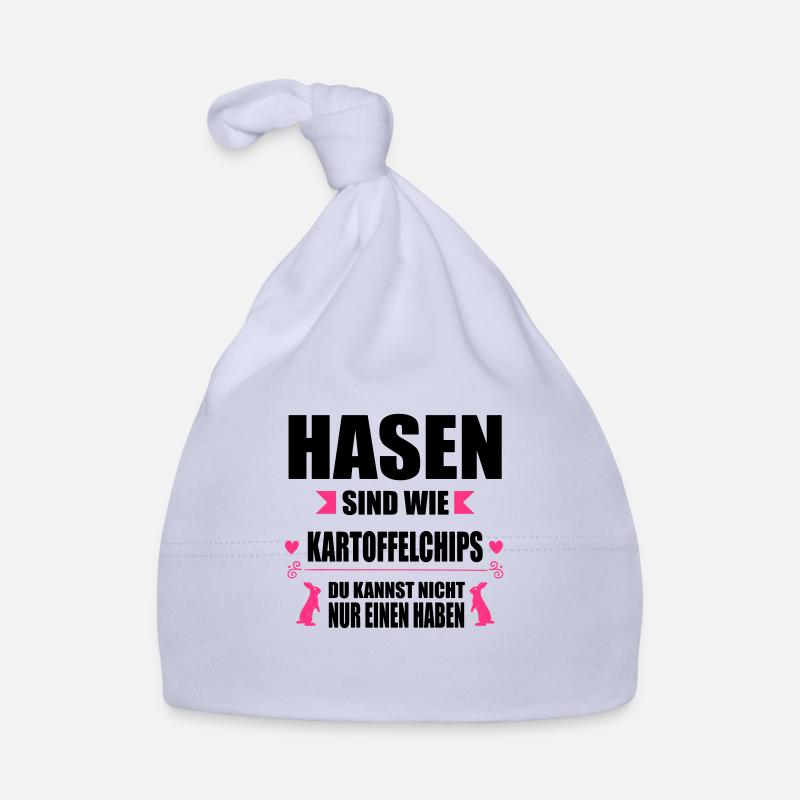 Hasen sind wie Chips Baby Bio-Mütze