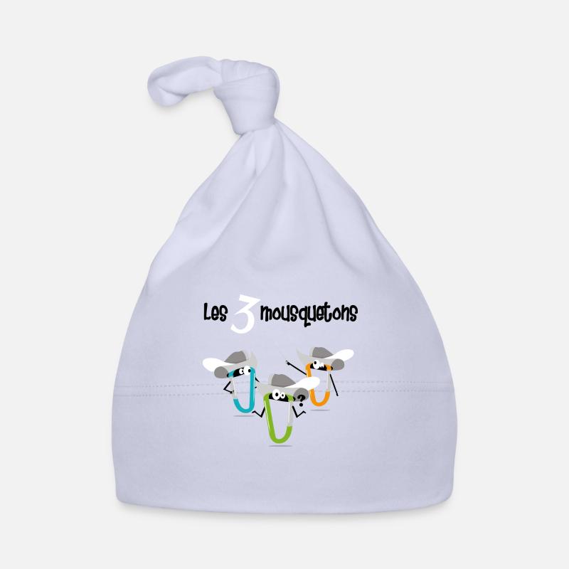 Les 3 mousquetons Bonnet bio Bébé