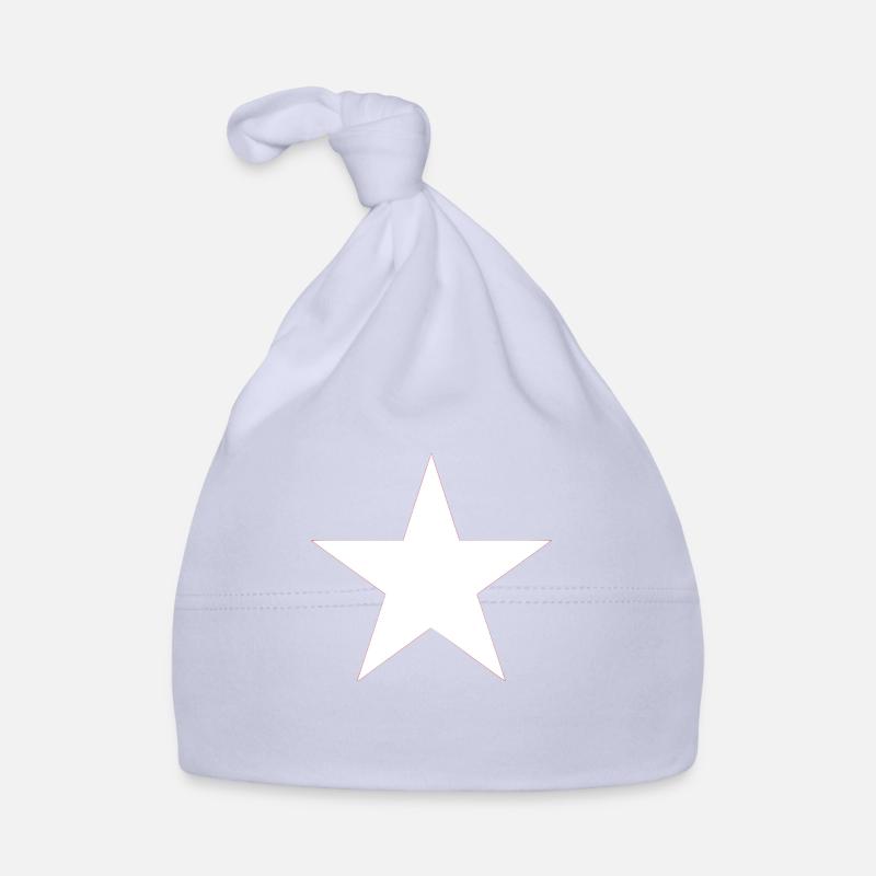 A white star Organic Baby Cap
