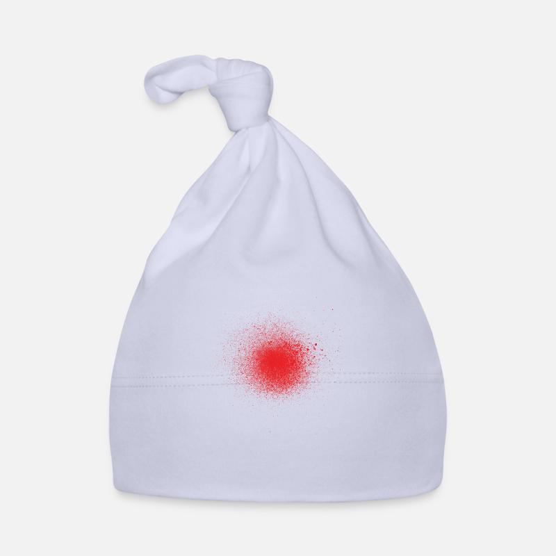 Color Blob Splash Painter Gift Circle Colored Organic Baby Cap