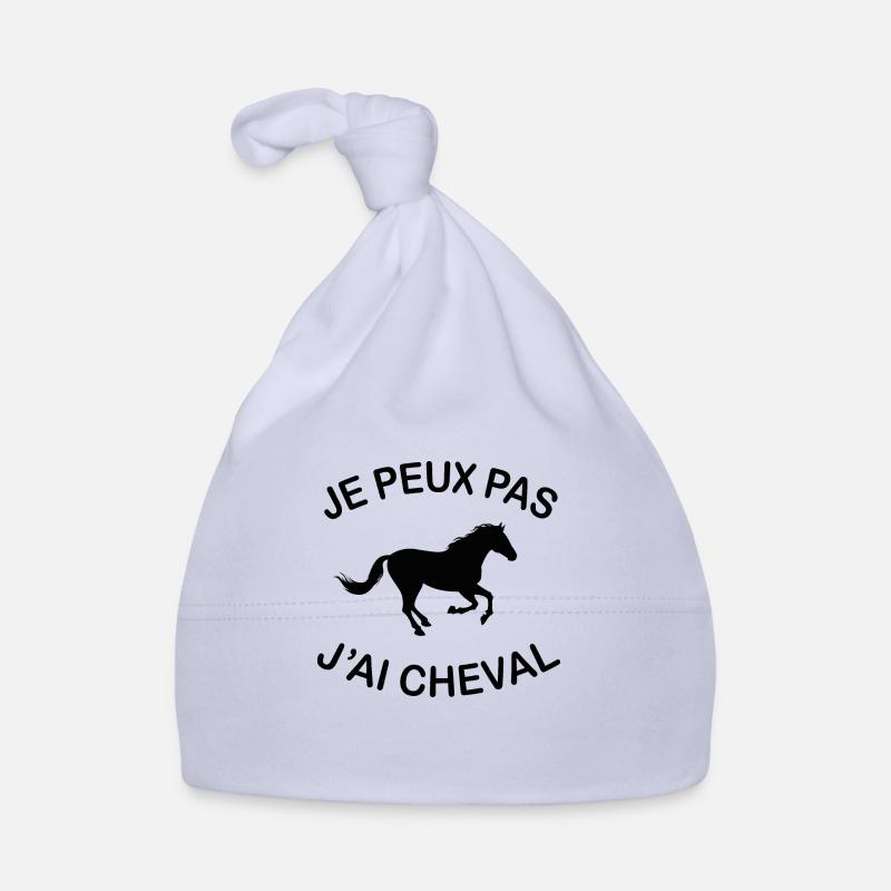 Je Peux Pas J'ai Cheval Bonnet bio Bébé