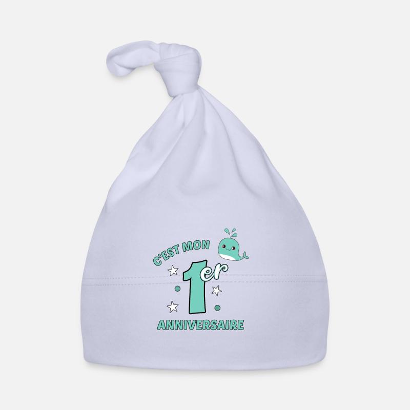 Premier anniversaire idée cadeau bébé mignon Bonnet bio Bébé