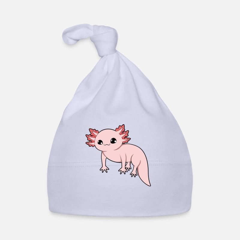 Axolotl - Bonnet bio Bébé - ciel