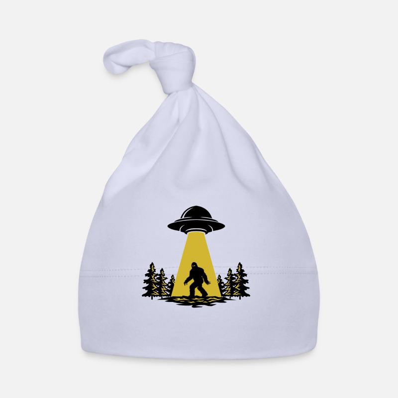 Bigfoot UFO Believer Design| Sasquatch Alien Tee Baby Bio-Mütze