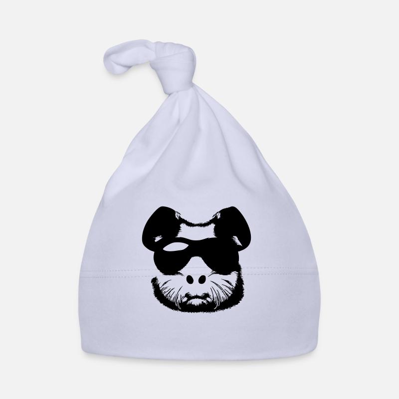 Guinea pig cool sunglasses funny vector 5 Organic Baby Cap