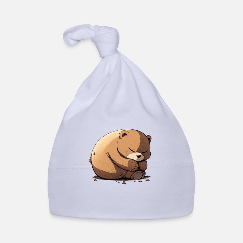 Meenee the sleeper bear Organic Baby Cap