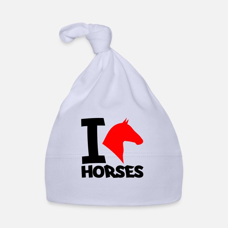 i love horses 2 2 Baby Bio-Mütze