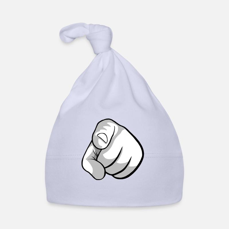 Zeigefinger Baby Bio-Mütze