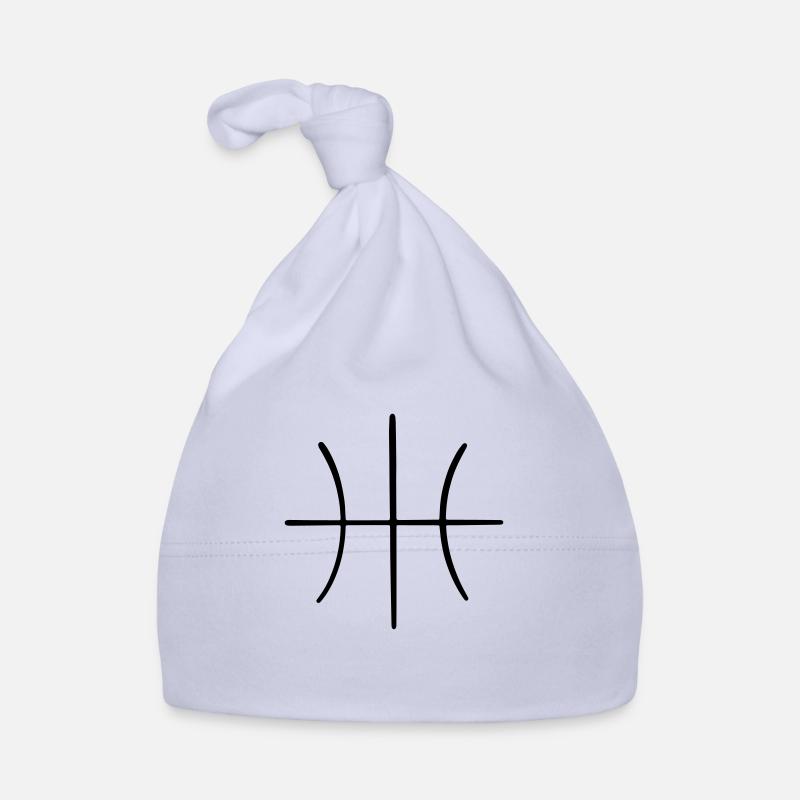Basketbäll 02 Zeichenfläche 2 Baby Bio-Mütze
