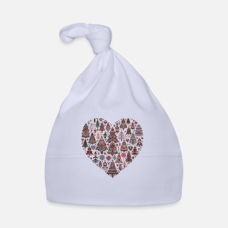 Herz der Bäume im Boho-Stil Baby Bio-Mütze