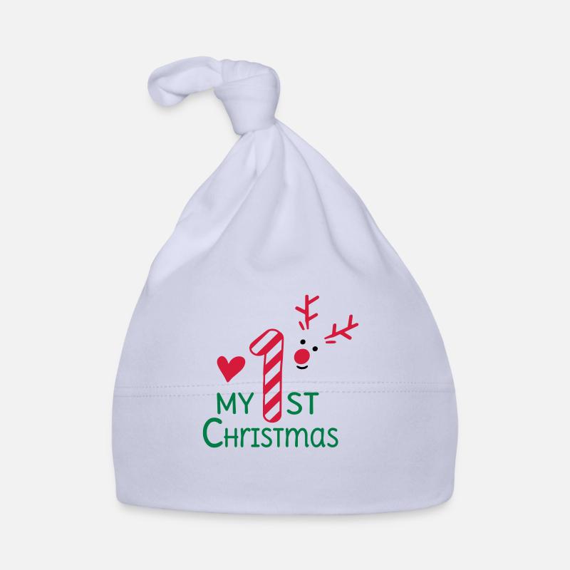 Mein erstes Weihnachten Baby Bio-Mütze
