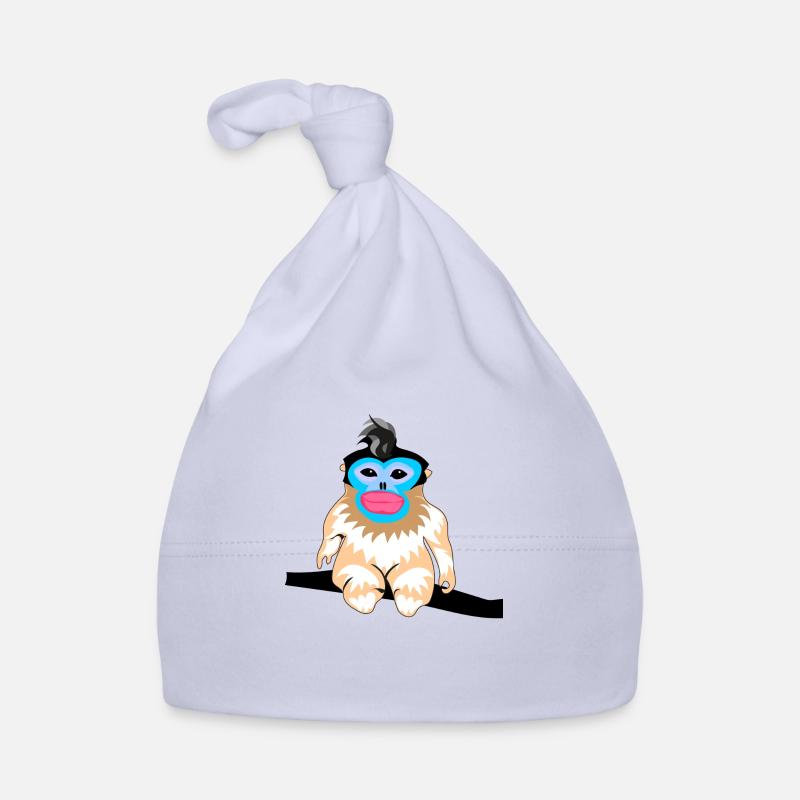 Stumpfnasenaffe Baby Bio-Mütze