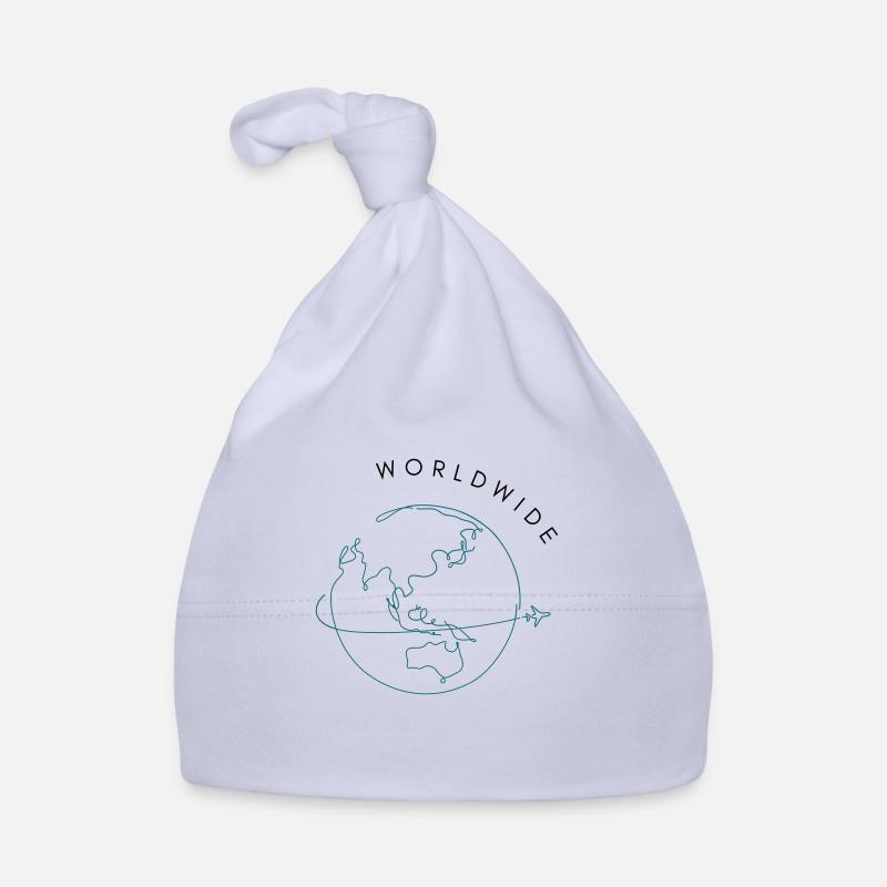 Weltweit reisen Baby Bio-Mütze