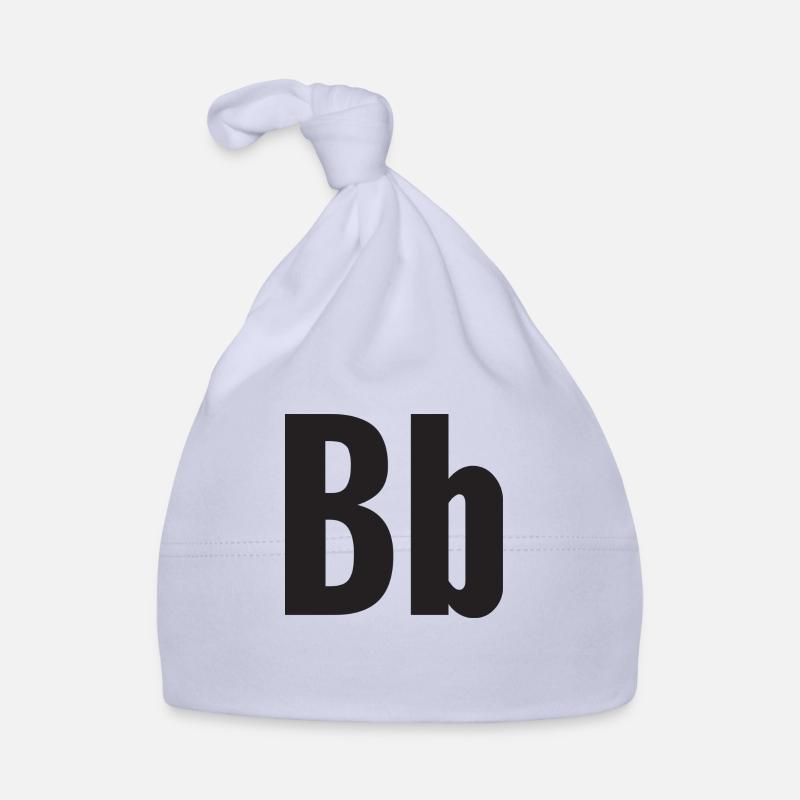 Buchstabe B Baby Bio-Mütze