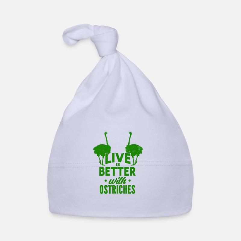 Strauß - Tiere Baby Bio-Mütze