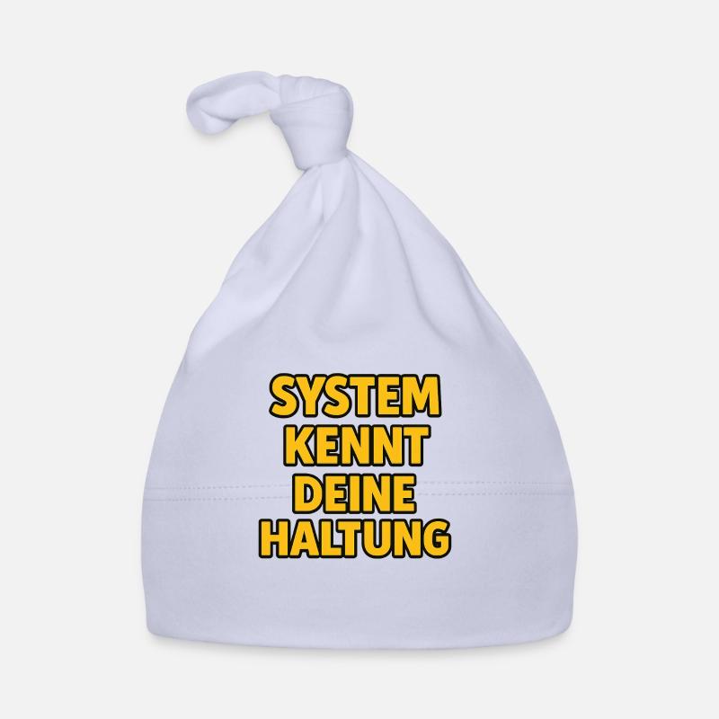 System knows your attitude Organic Baby Cap