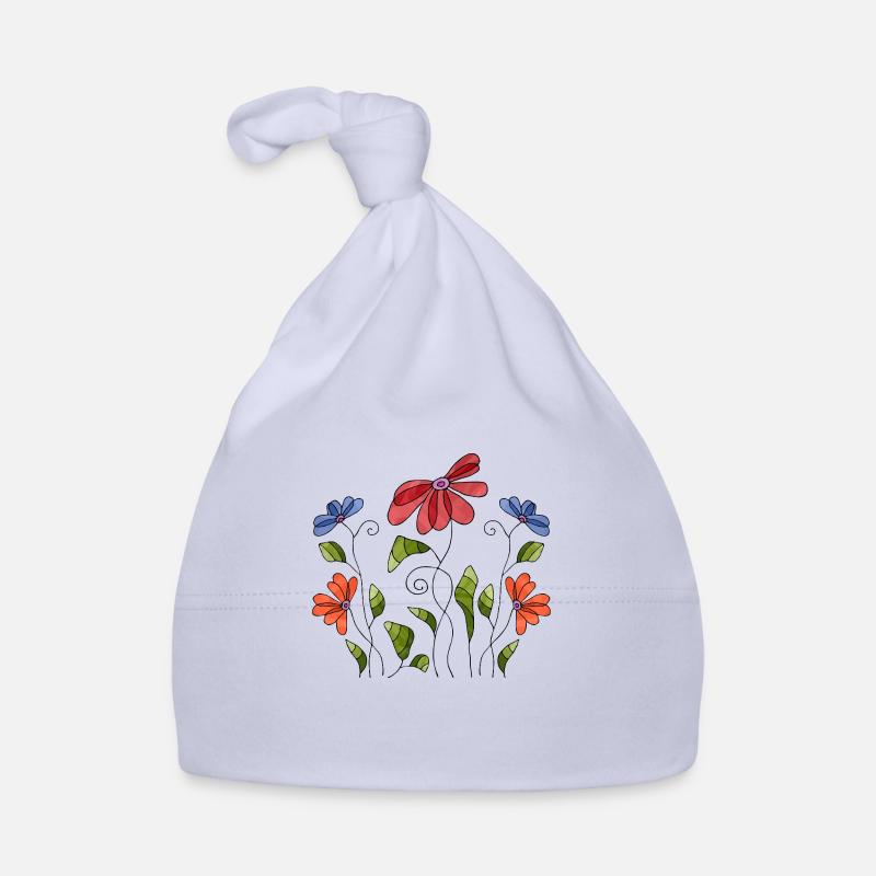 Flowers Organic Baby Cap