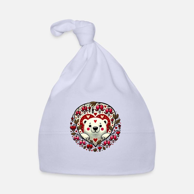 Créature Folk Heart Bonnet bio Bébé
