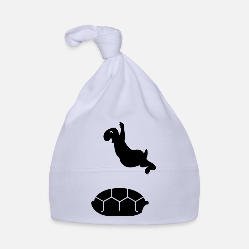 tortue printemps / spring turtle (1c) Bonnet bio Bébé