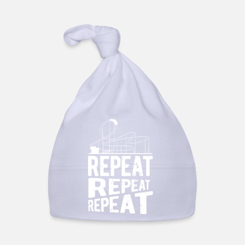 roller coaster - Organic Baby Cap - sky