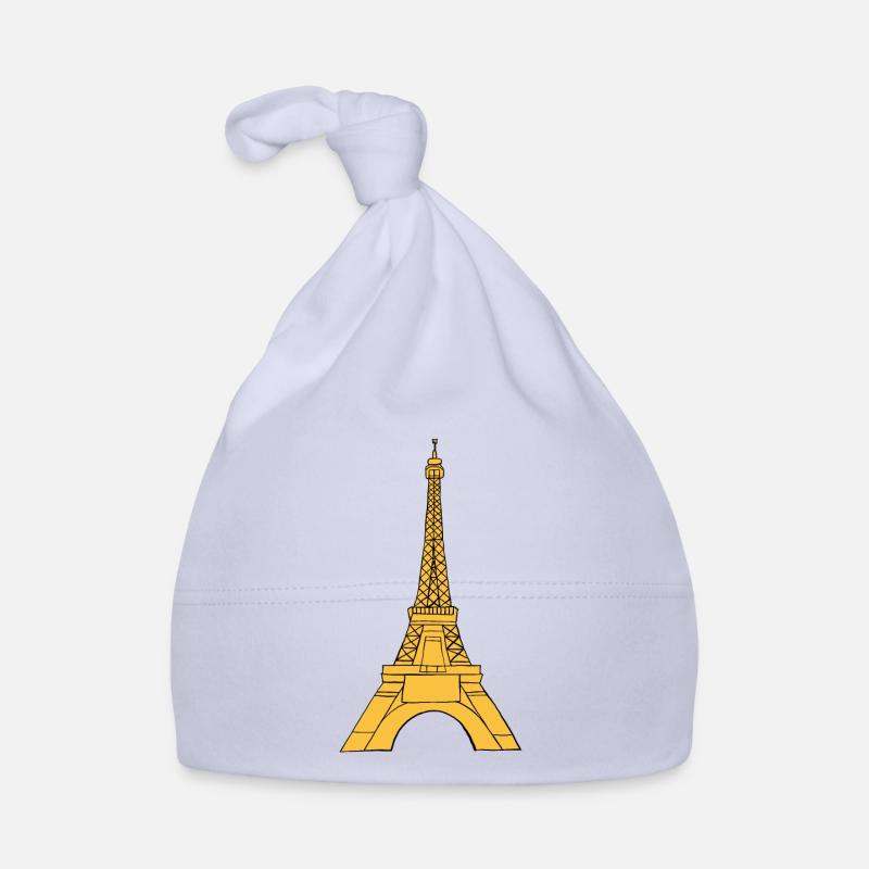Eiffel Tower Organic Baby Cap