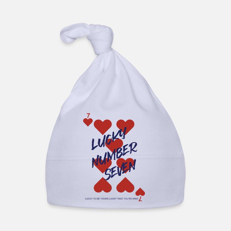 Numéro porte-bonheur Sept Bonnet bio Bébé