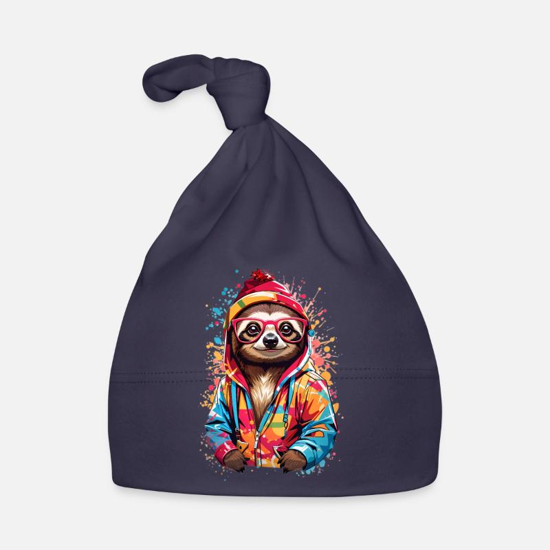 Cool sloth Organic Baby Cap