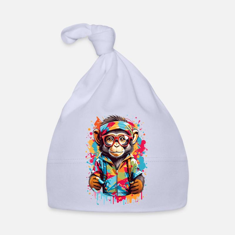 Coole Affe Baby Bio-Mütze