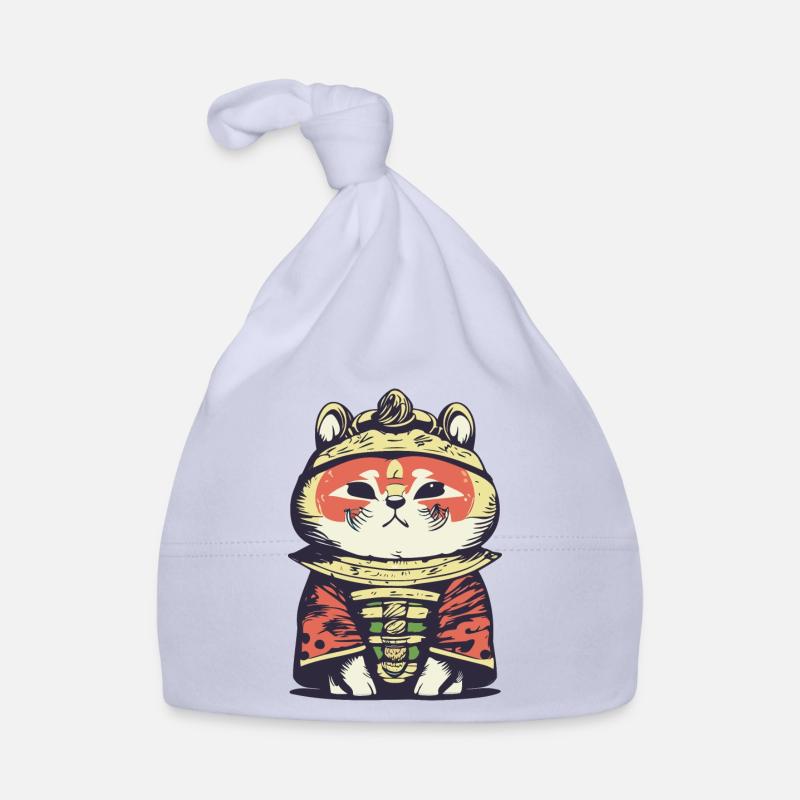 Panda roux samouraï Bonnet bio Bébé