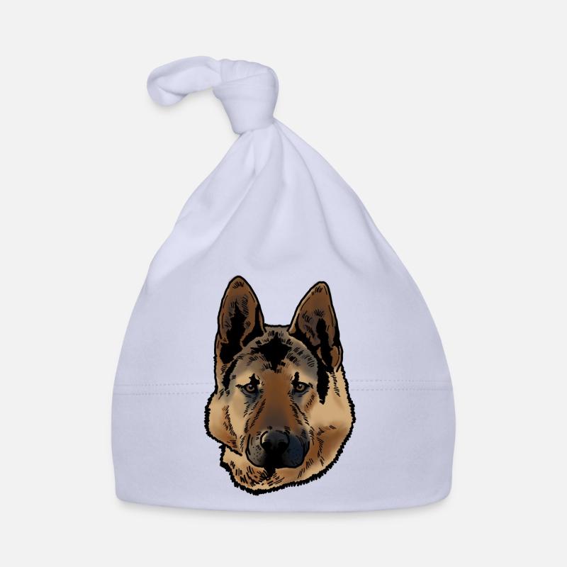 Deutscher Schäferhund Baby Bio-Mütze
