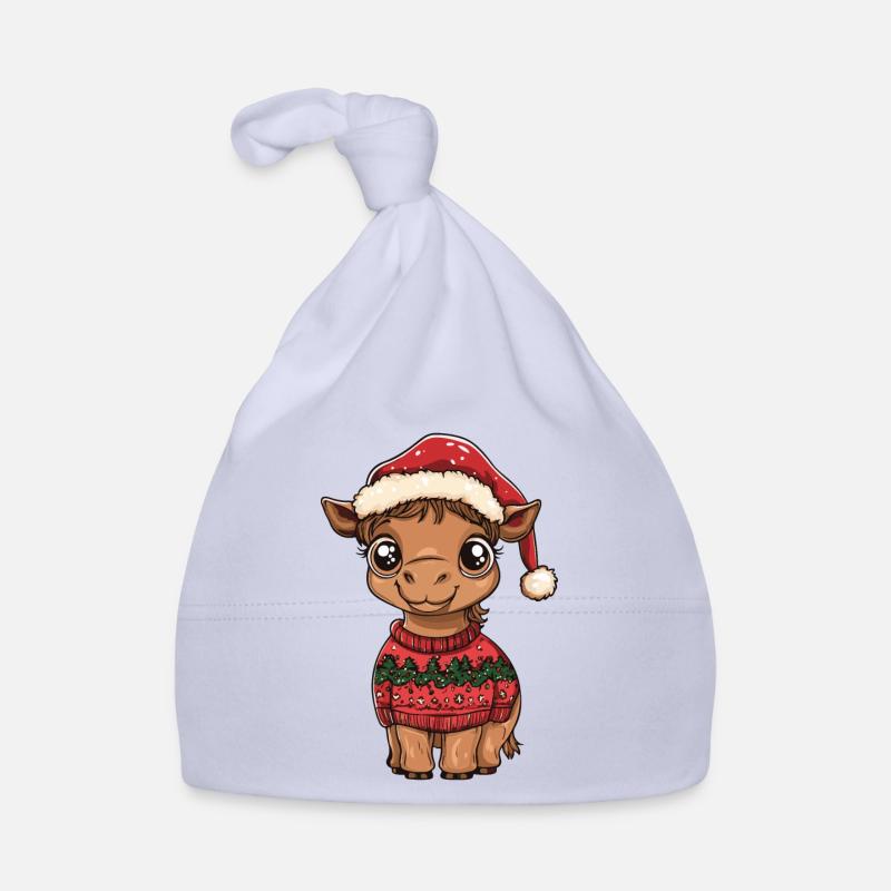 Kamel Weihnachten Comic Baby Bio-Mütze