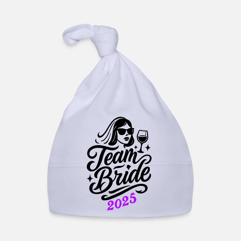 Team Braut 2025 Baby Bio-Mütze
