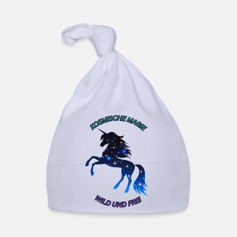Kosmisches Einhorn Baby Bio-Mütze