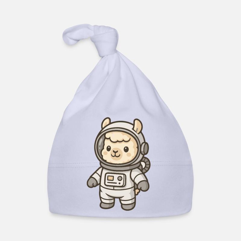 Imprimé mignon d'astronaute lama Bonnet bio Bébé