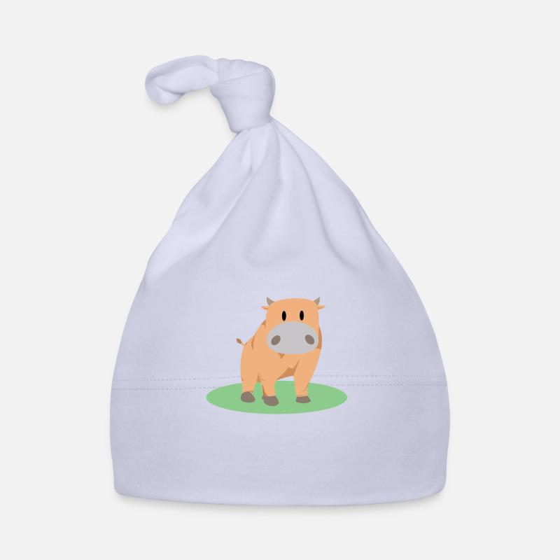 Nette Kuh Standing Baby Bio-Mütze